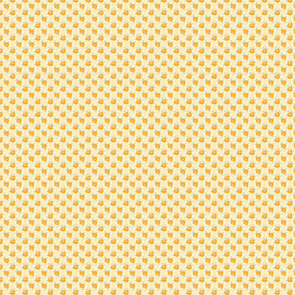 Poppy Lines Mini Fabric Design (Cream colorway)