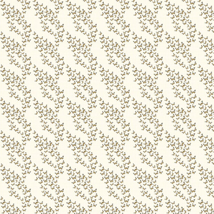 Monarch Migration Fabric Design (Pale Yellow colorway)