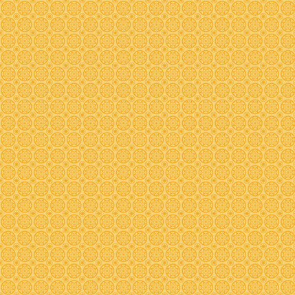 Mandolin Fabric Design (Yellow colorway)