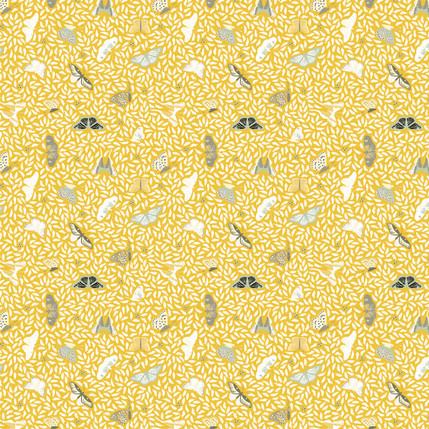 Butterfly Collection Fabric Design (Yellow colorway)