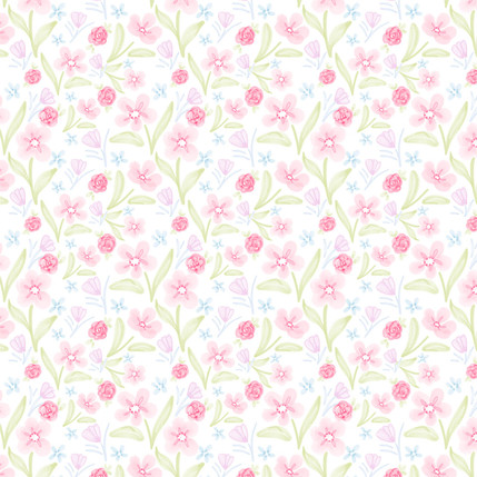 Lush Gardens (Blush Ivory colorway)