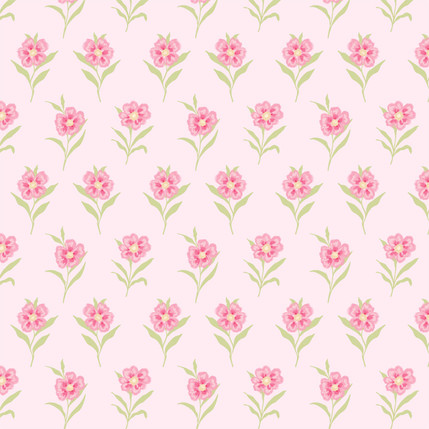 Plump Flowers (Blush Ivory colorway)