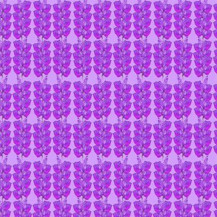 Lunette Decipiens Tropical Fabric Design (Lavender colorway)