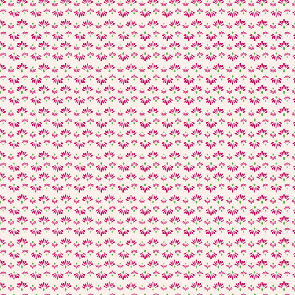 Fez Mini Tropical Fabric Design (Pink Cream colorway)