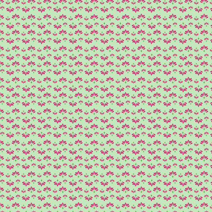 Fez Mini Tropical Fabric Design (Pink Green colorway)