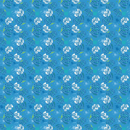 Areanna Fabric Design (Blue colorway)