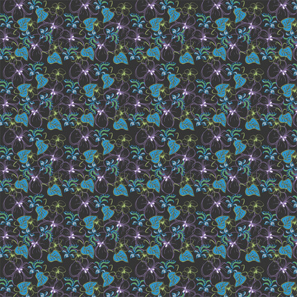 Caryn Fabric Design (Purple colorway)