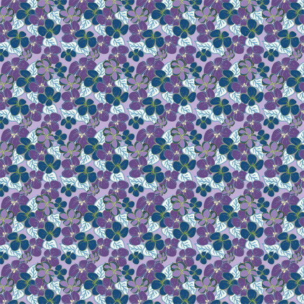Eliza Fabric Design (Purple colorway)
