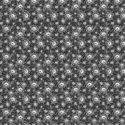 Keziah Fabric Design (Black White colorway)