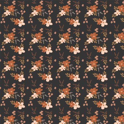 Delany Fabric Design (Rust colorway)
