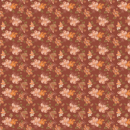 Ginger Fabric Design (Peach colorway)