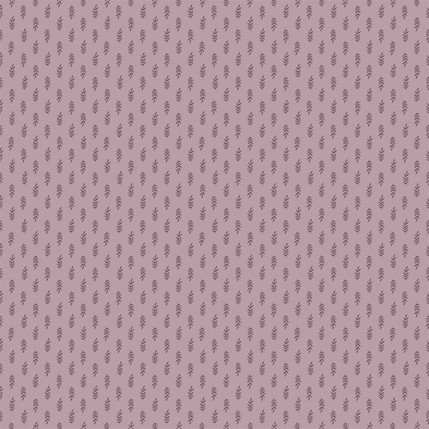 Awakening Simple Leaves Fabric Design (Dusty Rose colorway)
