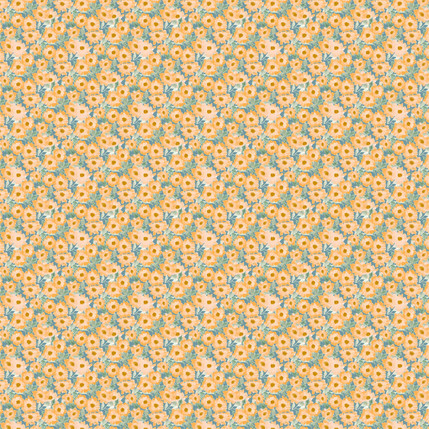 Whispering Meadow Fabric Design (Sunlit Romance colorway)