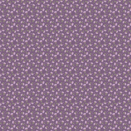Busy Blooms Fabric Design (Purple Jewel colorway)