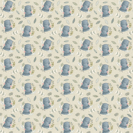 Baby Hippo (Green colorway)