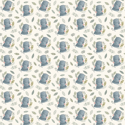 Baby Hippo (Cream colorway)
