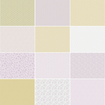 Bee Balm Pink Faded - Fat Quarter Assortment
