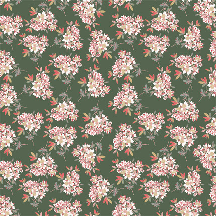 Rhodie Fabric in Green colorway by AjoyeDesigns