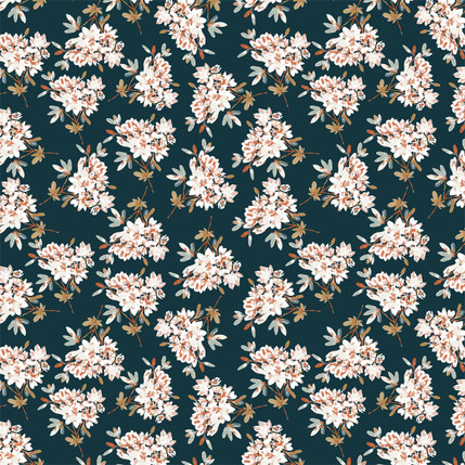 Rhodie Fabric in Persimmon colorway by AjoyeDesigns