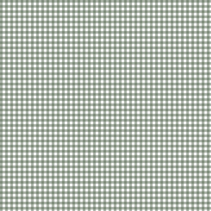 Garden Gingham Fabric in Green colorway by AjoyeDesigns