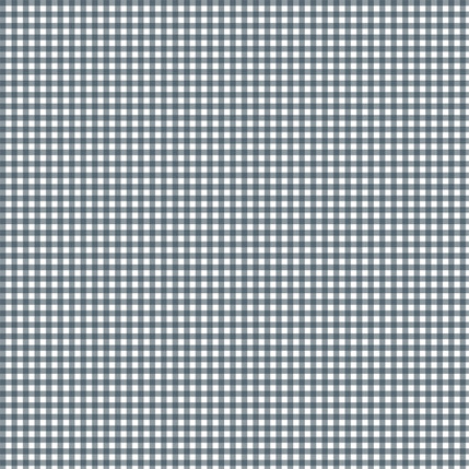 Garden Gingham Fabric in Blue colorway by AjoyeDesigns