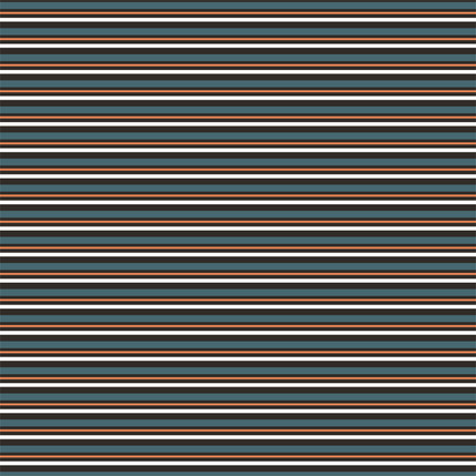 Bold Stripes Fabric in Black colorway by AjoyeDesigns