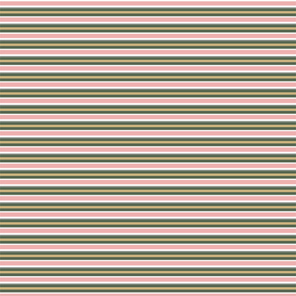 Bold Stripes Fabric in Green colorway by AjoyeDesigns