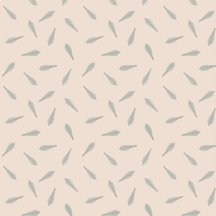 Spruce Branches Fabric Design in Pale Frost colorway