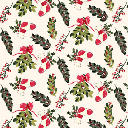 Mistletoe & Stockings - Cream Puff Grande