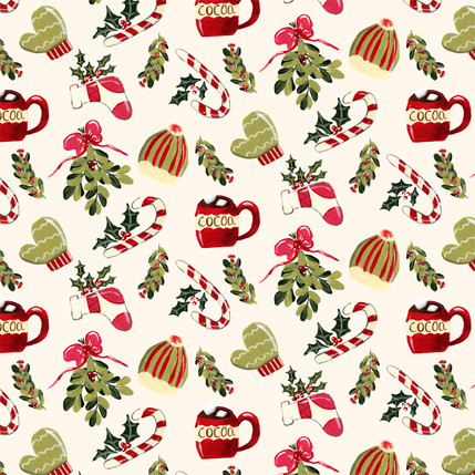 Fun Christmas Morning - Cream Puff Grande