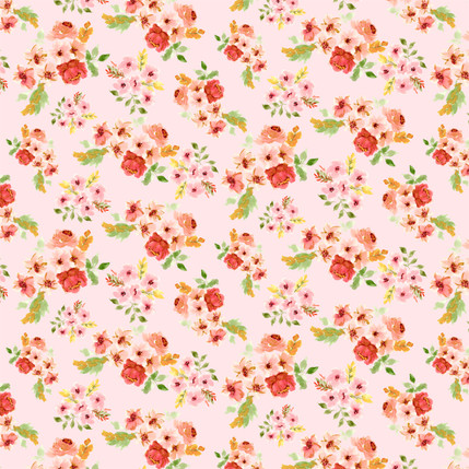 Wild Cottage Bloom Fabric in Butter Yellow colorway