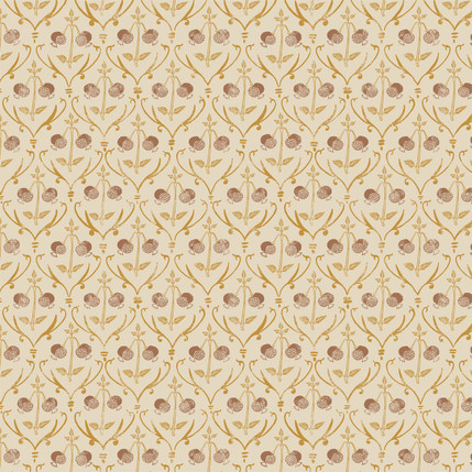 Elegant Pomegranate Fabric Design in Pink colorway