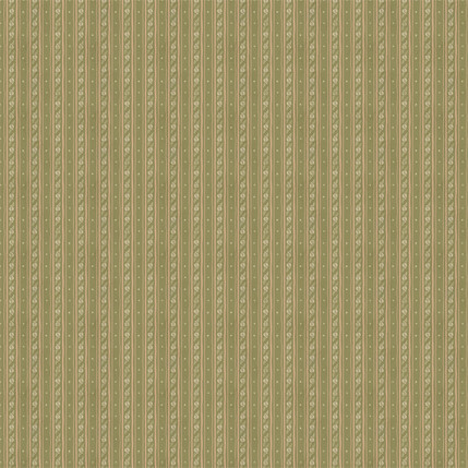 Pomegranate Stripe Fabric Design in Green colorway