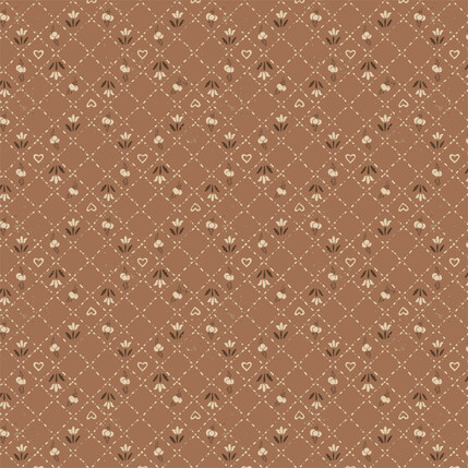 Tulip Check Fabric Design in Pink colorway