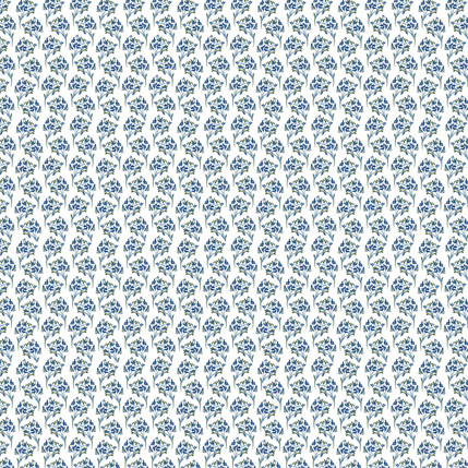 Ella Fabric Design in Marine Blue colorway