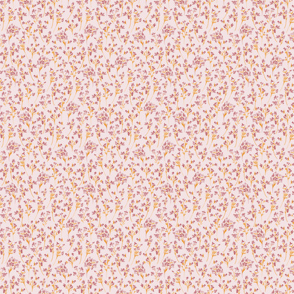 June Fabric Design in Raspberry Pink colorway