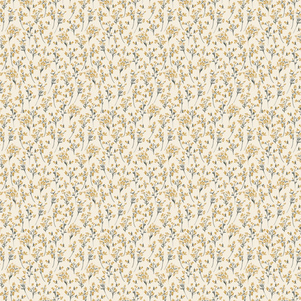 June Fabric Design in Lemoncello colorway