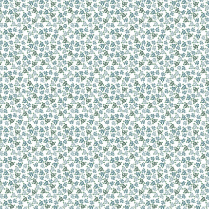 Lucy Fabric Design in Seagreen colorway