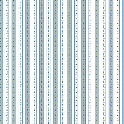 Susie Stripe Fabric Design in Marine Blue colorway
