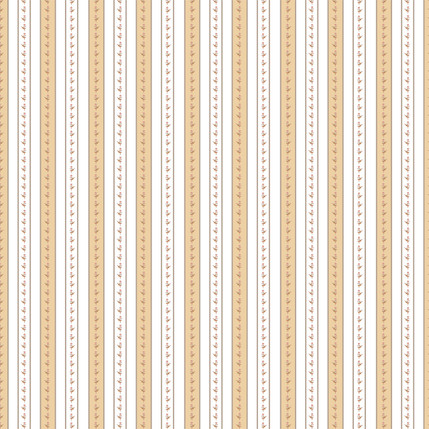 Susie Stripe Fabric Design in Butter Yellow colorway