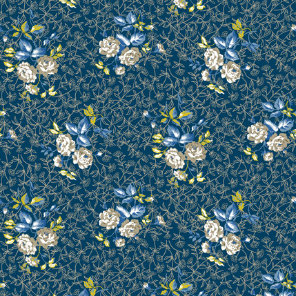 Sonnet Fabric Design Collection (Deep Sea)