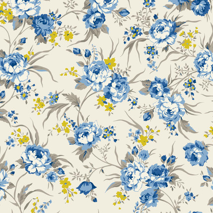 Hannah Fabric Design Collection (Azure)