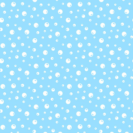 Bubbles Geometric Fabric Design (Cloud colorway) colorway)