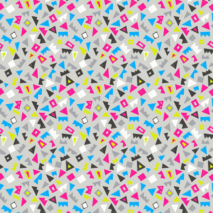 Scatter Geometric Fabric Design (Pinks colorway)