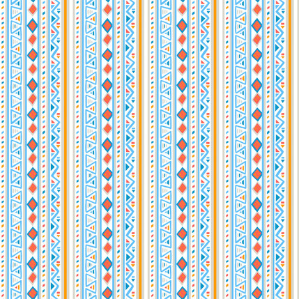 Shortcut Geometric Fabric Design (Horizon colorway)