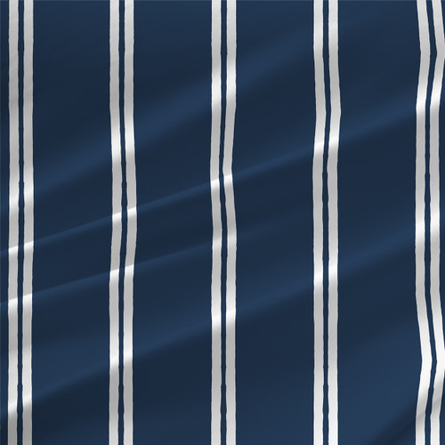 Ridgedale – Navy White – Fabric by the Yard
