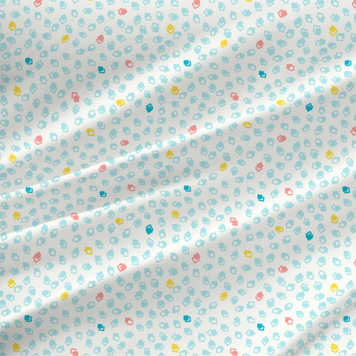 Chips - Geometric Fabric By The Yard in Nursery colorway