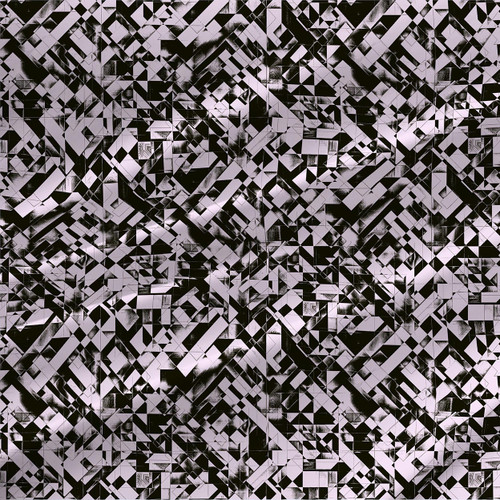 Abstract fabric print - Scope in Black