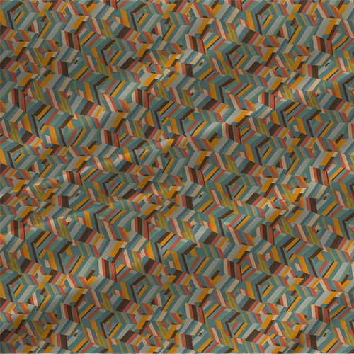 Obert - Geometric Fabric by the Yard in Original