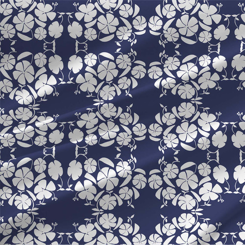 Poppy Reverse – Dusk – Graphic Floral Fabric by the Yard
